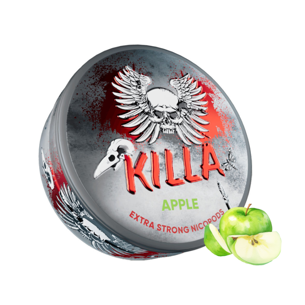 KILLA-Apple-Extra-Strong-Nicotine-Pouches-1.webp – Vape wholesaler south africa | Wholesale vape south africa