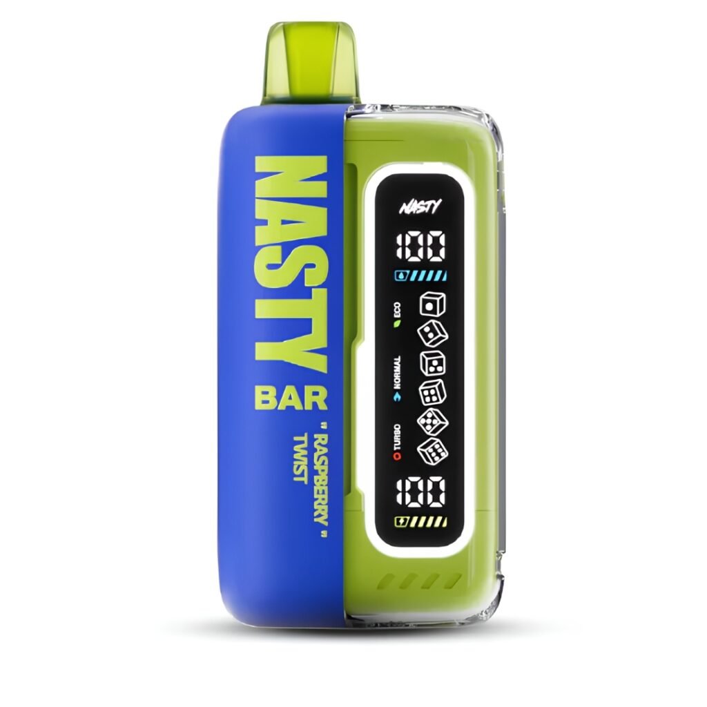 NASTY BAR D25Ki Disposable Vapes – Raspberry Twist – Vape wholesaler south africa | Wholesale vape south africa