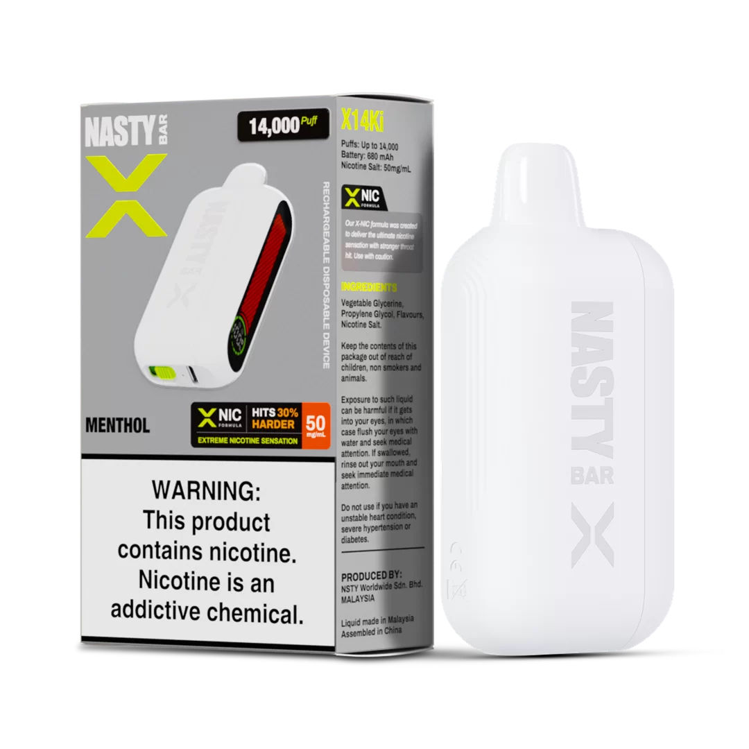 Nasty_X_14K_Strong_-_Menthol – Vape wholesaler south africa | Wholesale vape south africa